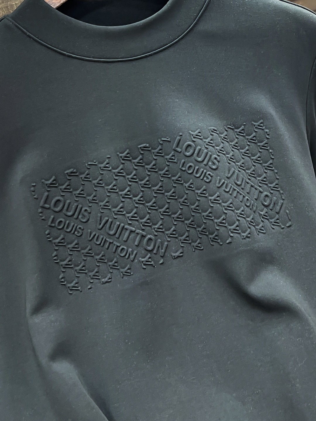 Louis Vuitton Hoodie Cotton Black Fleece Lined S-m-l-xl