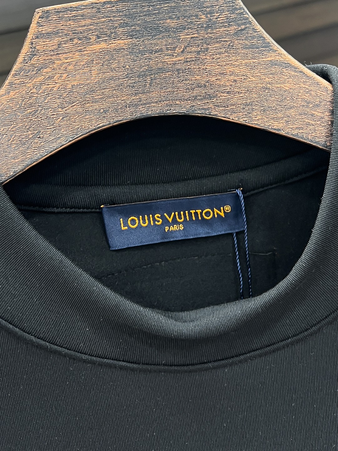 Louis Vuitton Hoodie Cotton Black Fleece Lined S-m-l-xl