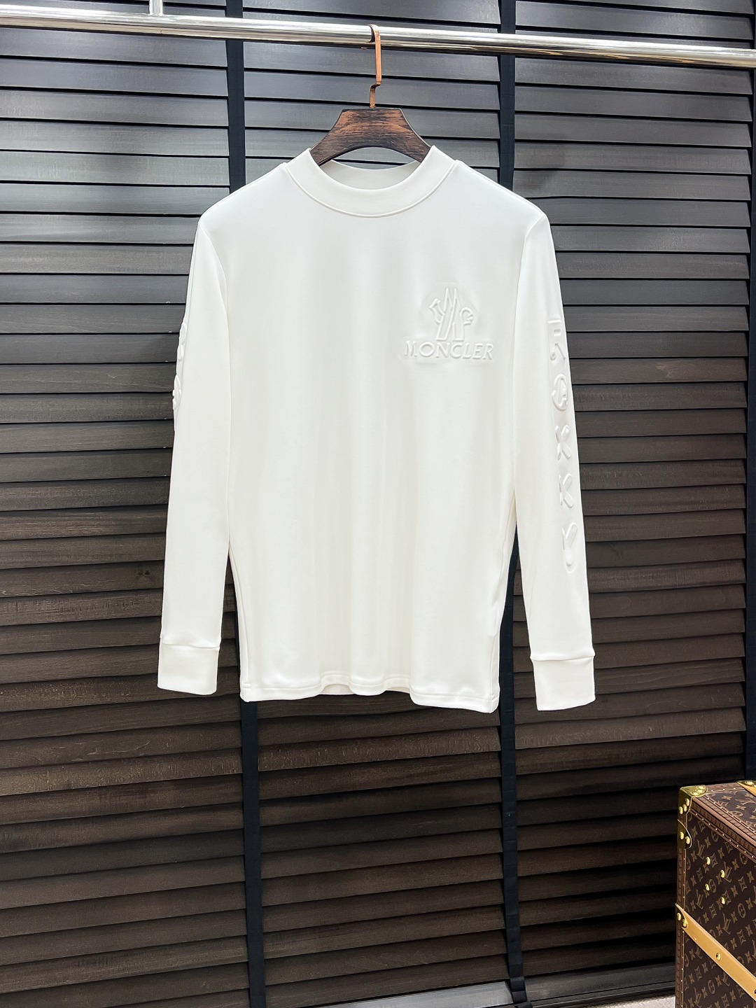 Moncler Hoodie Cotton Black Fleece Lined S-m-l-xl