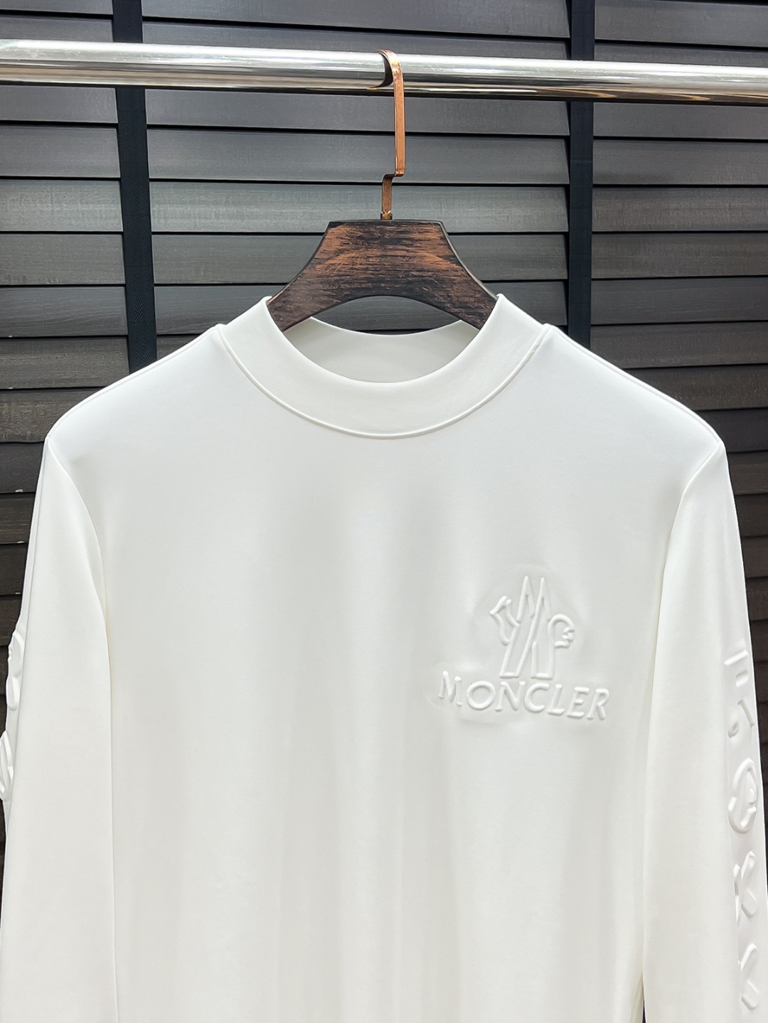 Moncler Hoodie Cotton Black Fleece Lined S-m-l-xl