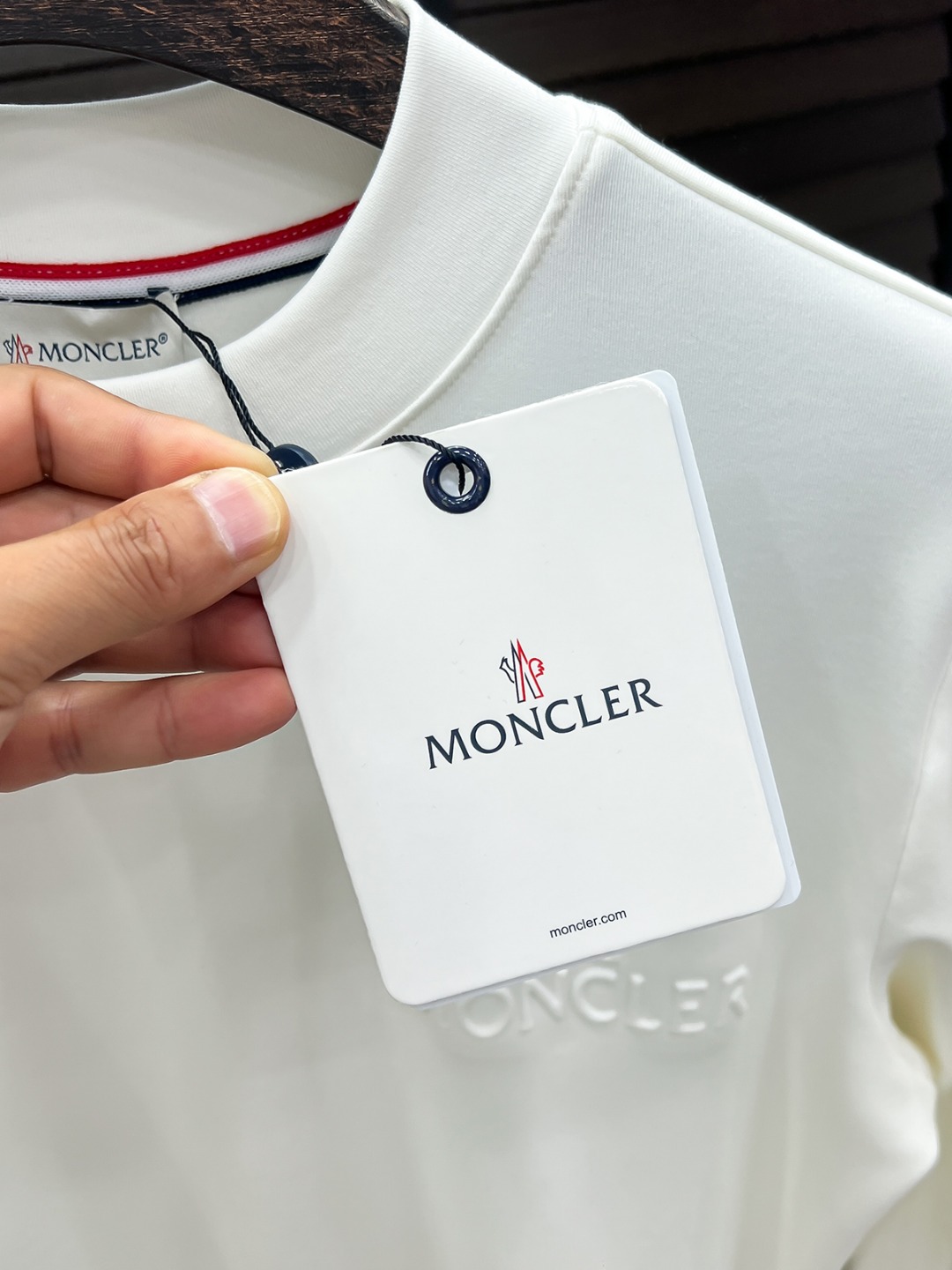 Moncler Hoodie Cotton Black Fleece Lined S-m-l-xl