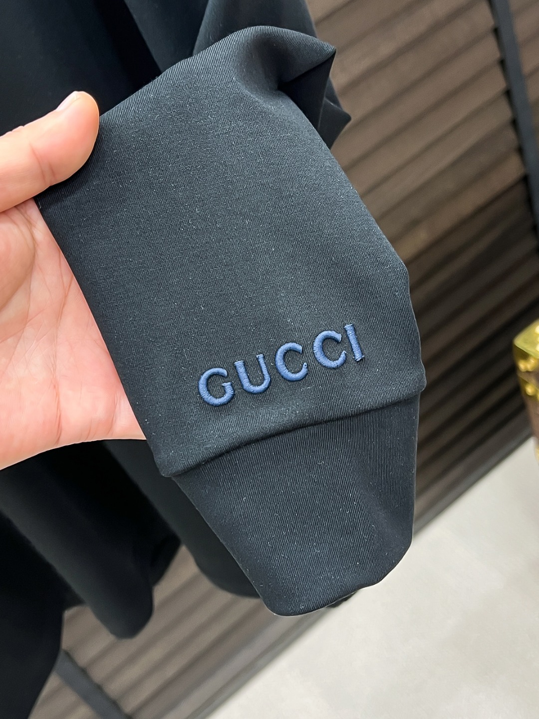 Gucci Hoodie Cotton Black Fleece Lined S-m-l-xl