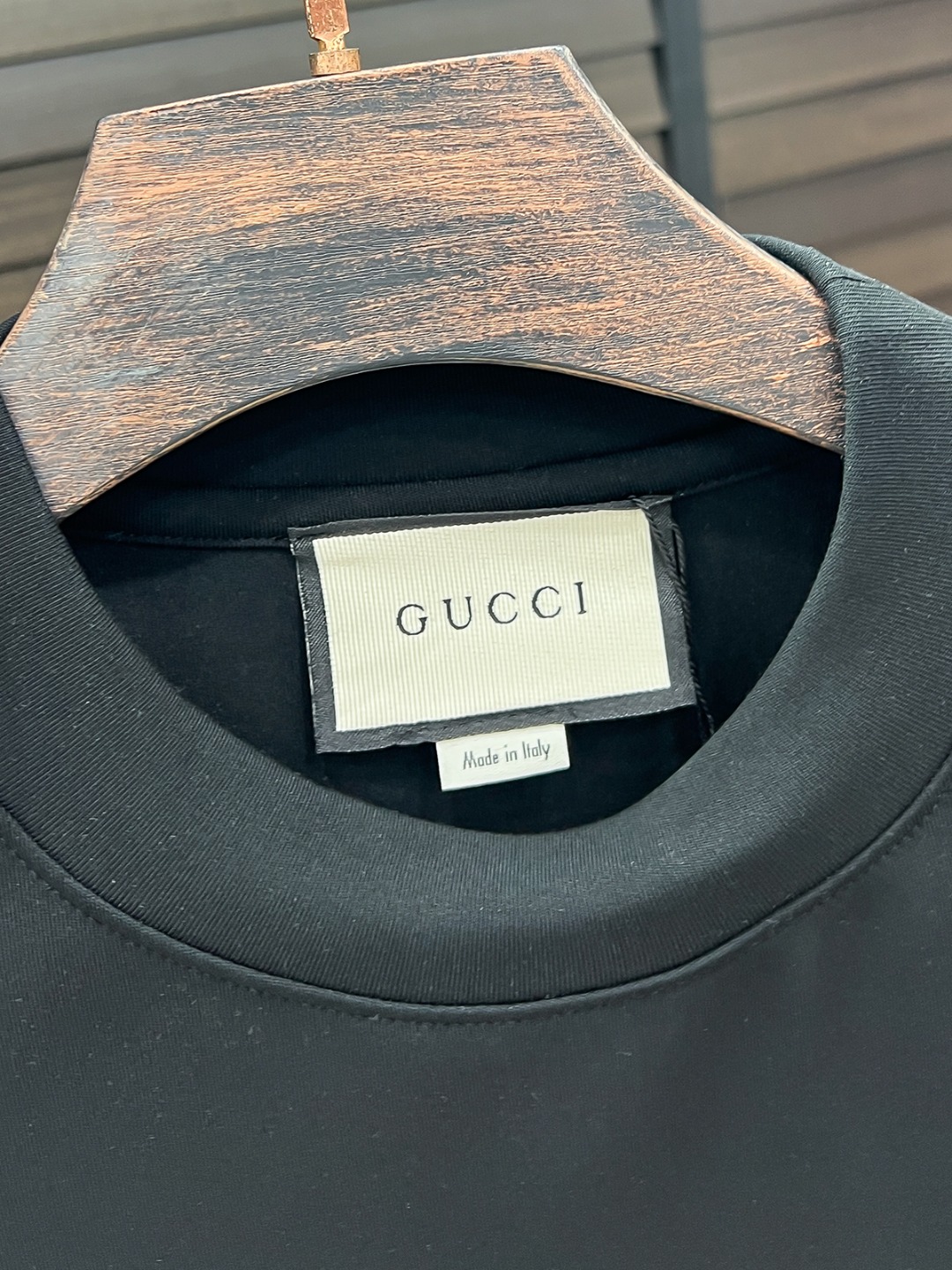 Gucci Hoodie Cotton Black Fleece Lined S-m-l-xl