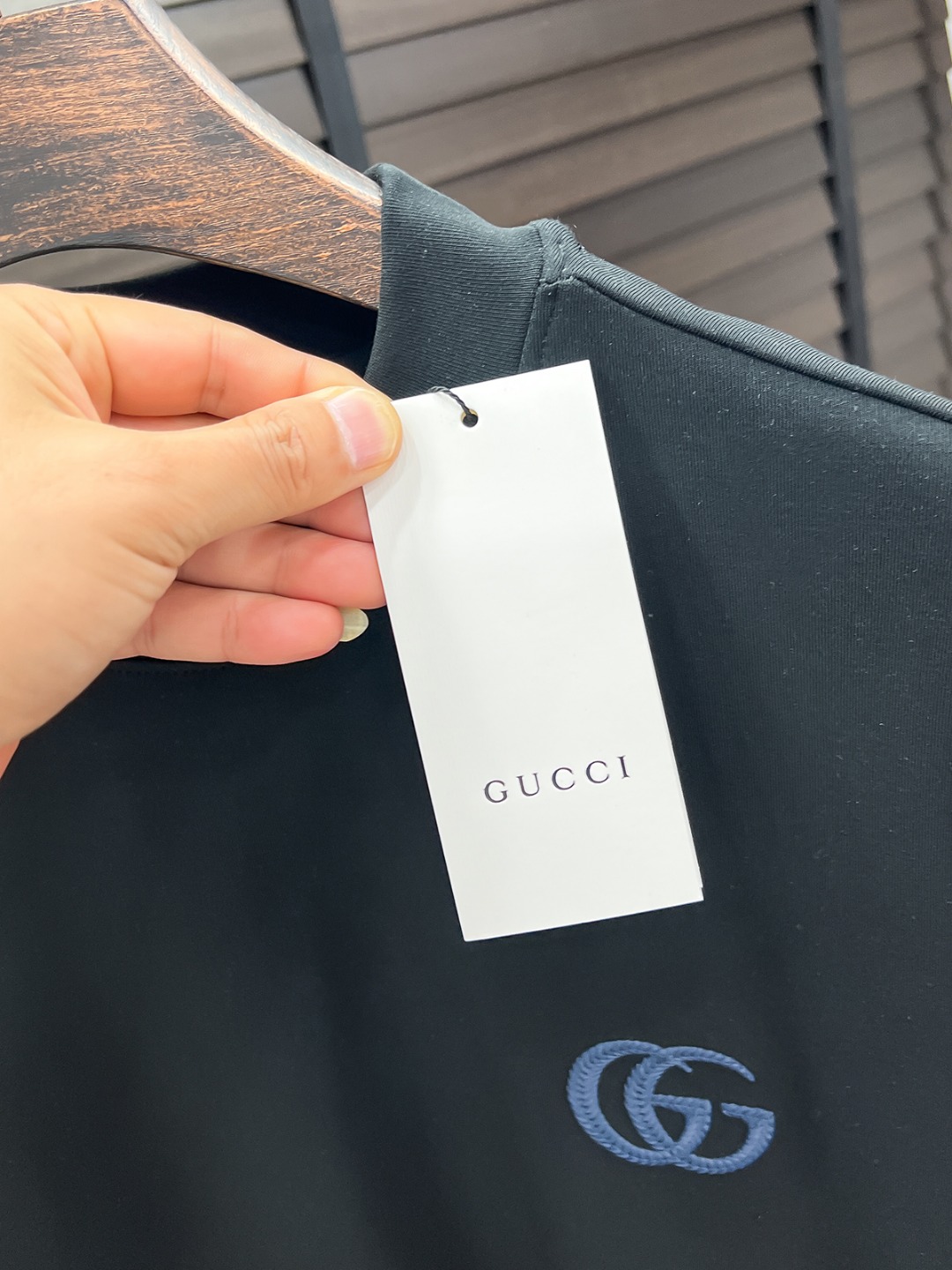 Gucci Hoodie Cotton Black Fleece Lined S-m-l-xl