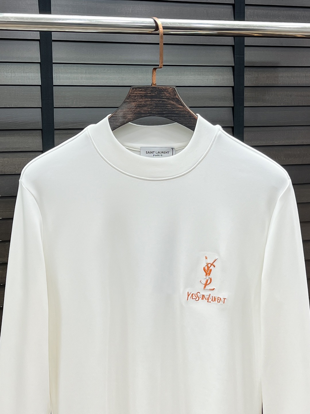 Saint Laurent Hoodie Cotton Black Fleece Lined S-m-l-xl