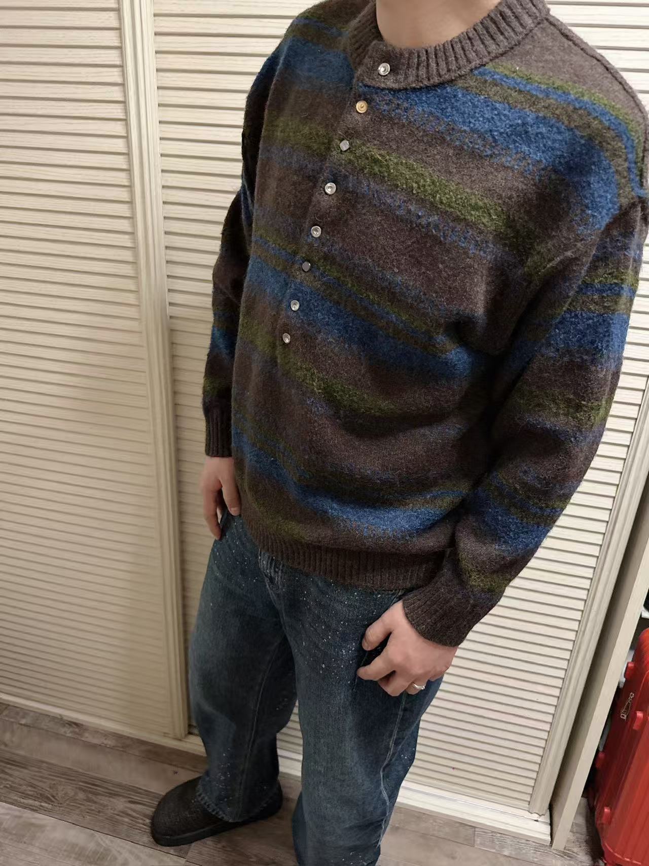 Bottega Veneta Basic Clothing Wool Striped Xs-l