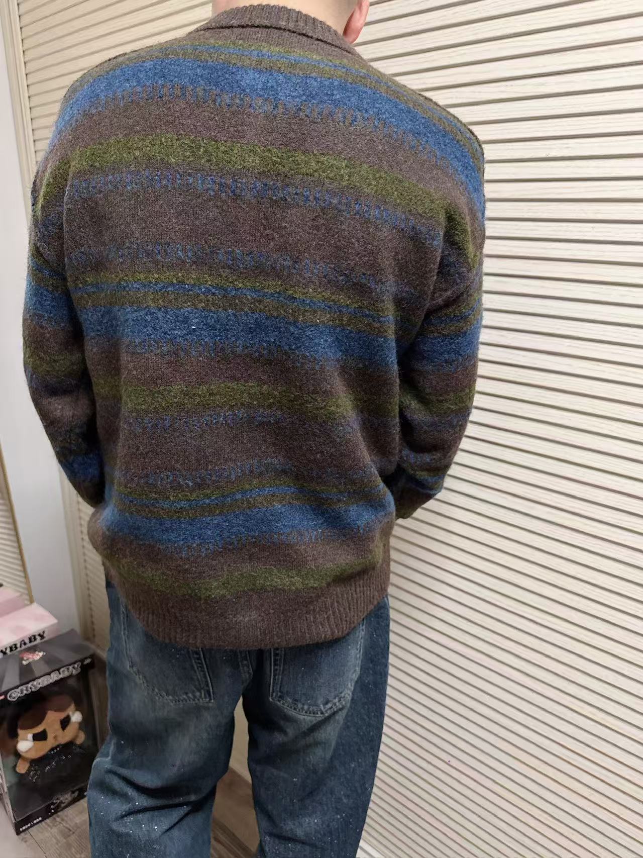 Bottega Veneta Basic Clothing Wool Striped Xs-l