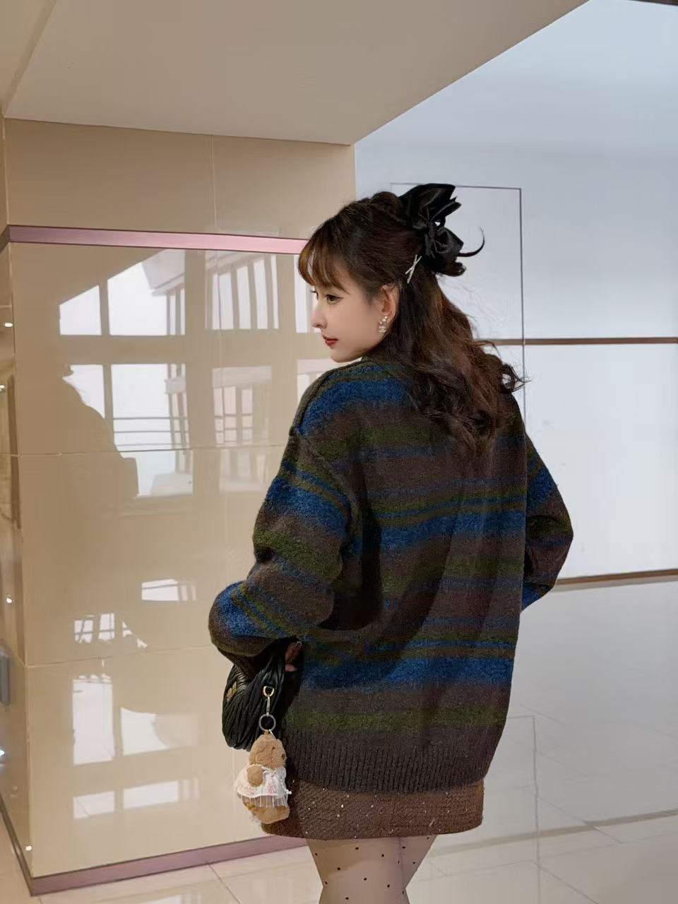 Bottega Veneta Basic Clothing Wool Striped Xs-l