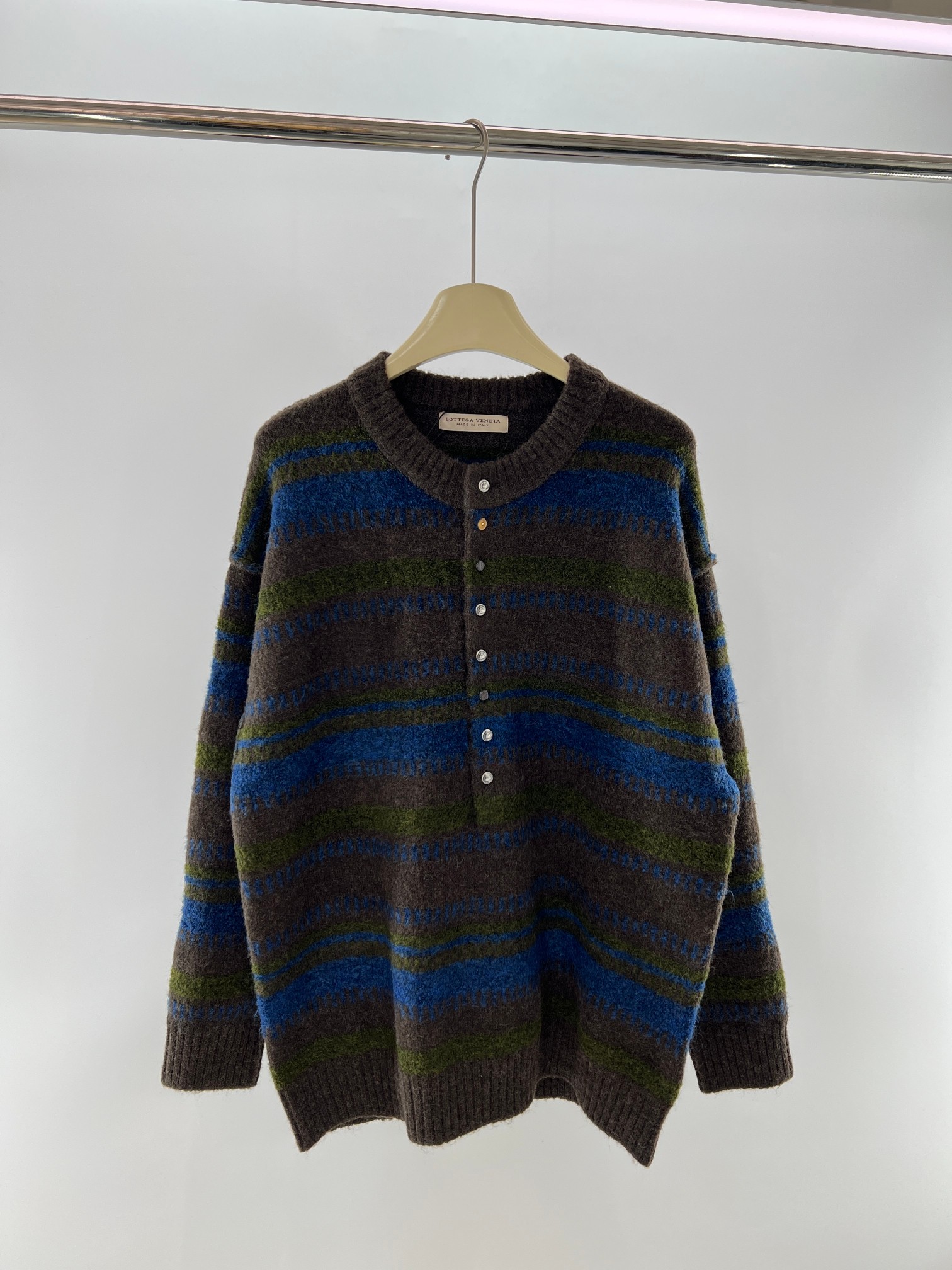 Bottega Veneta Basic Clothing Wool Striped Xs-l