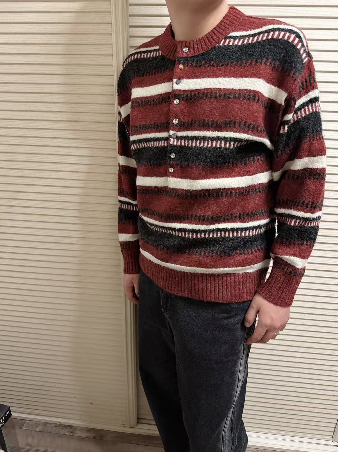 Bottega Veneta Basic Clothing Wool Striped Xs-l