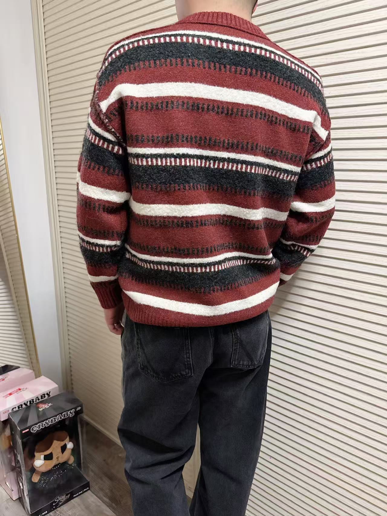 Bottega Veneta Basic Clothing Wool Striped Xs-l