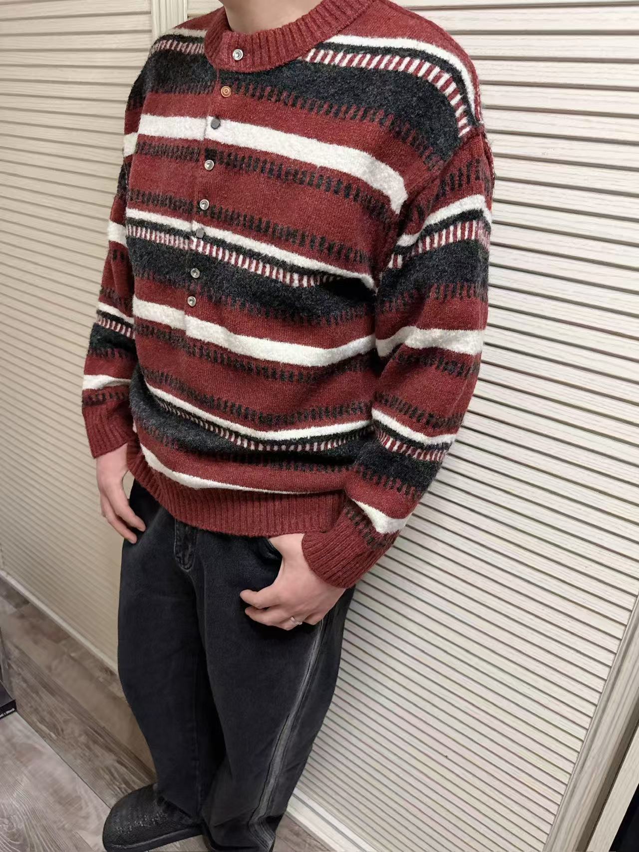 Bottega Veneta Basic Clothing Wool Striped Xs-l