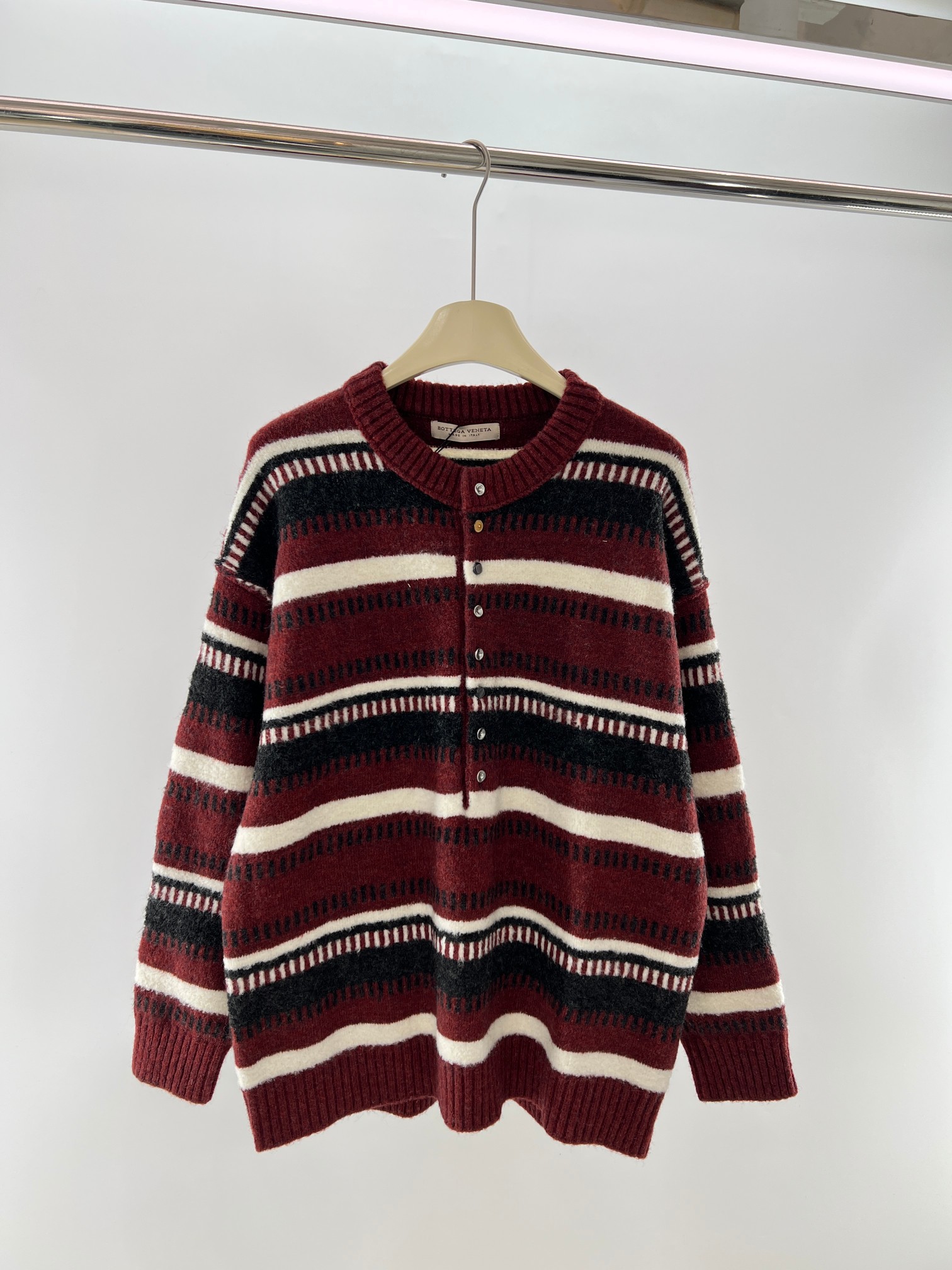 Bottega Veneta Basic Clothing Wool Striped Xs-l