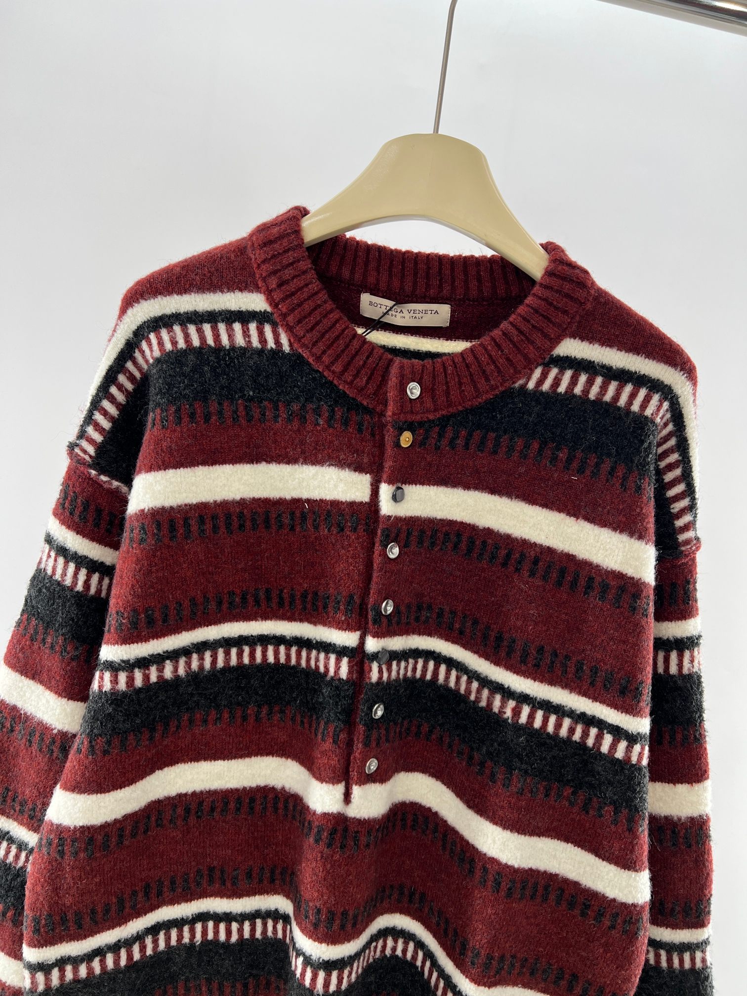 Bottega Veneta Basic Clothing Wool Striped Xs-l