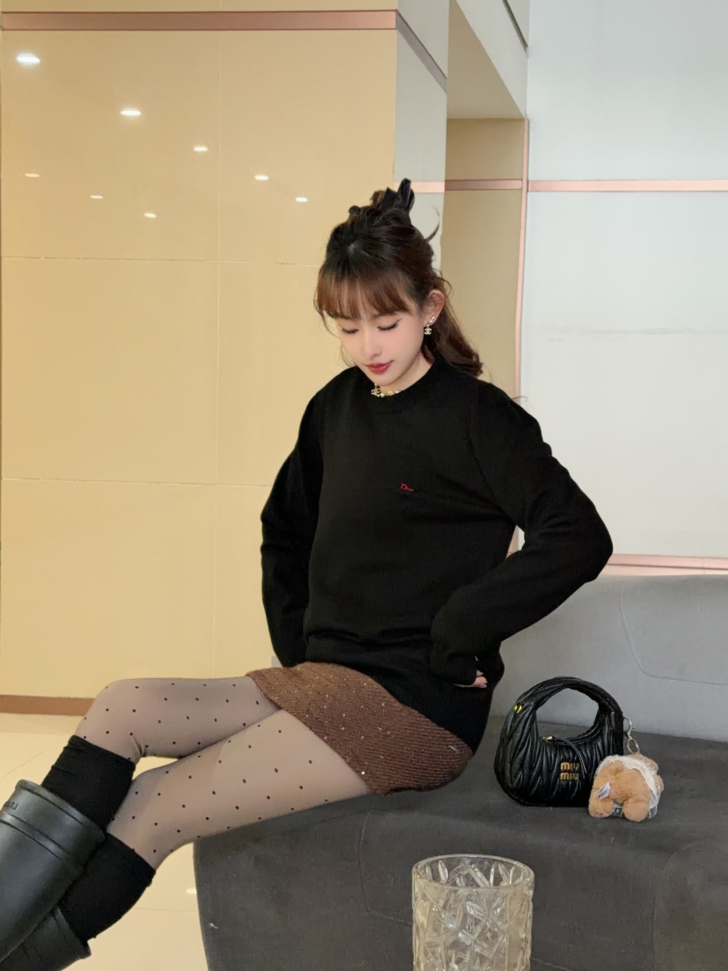 Dior Shirt Cotton Black Xs-l