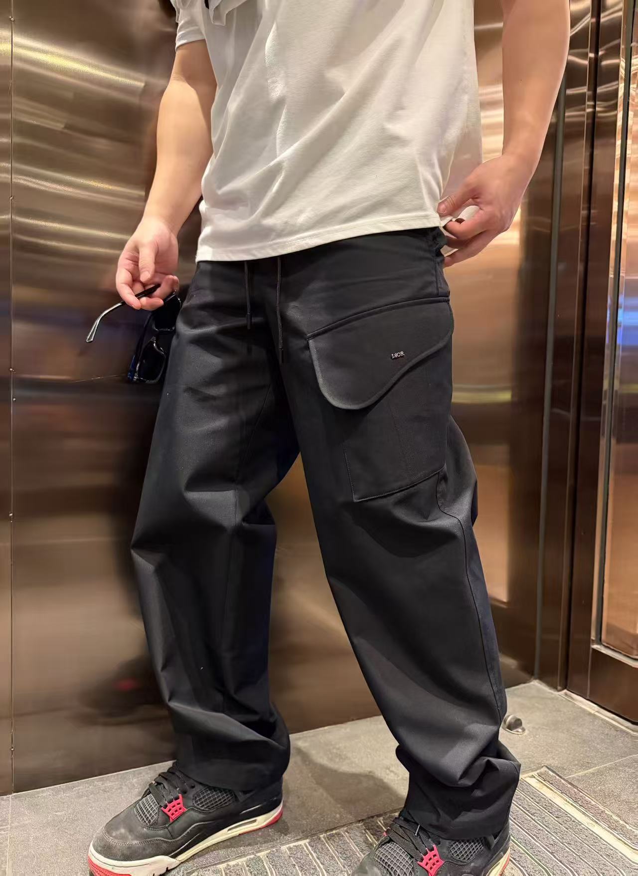 Dior Basic Clothing Cotton Black S-m