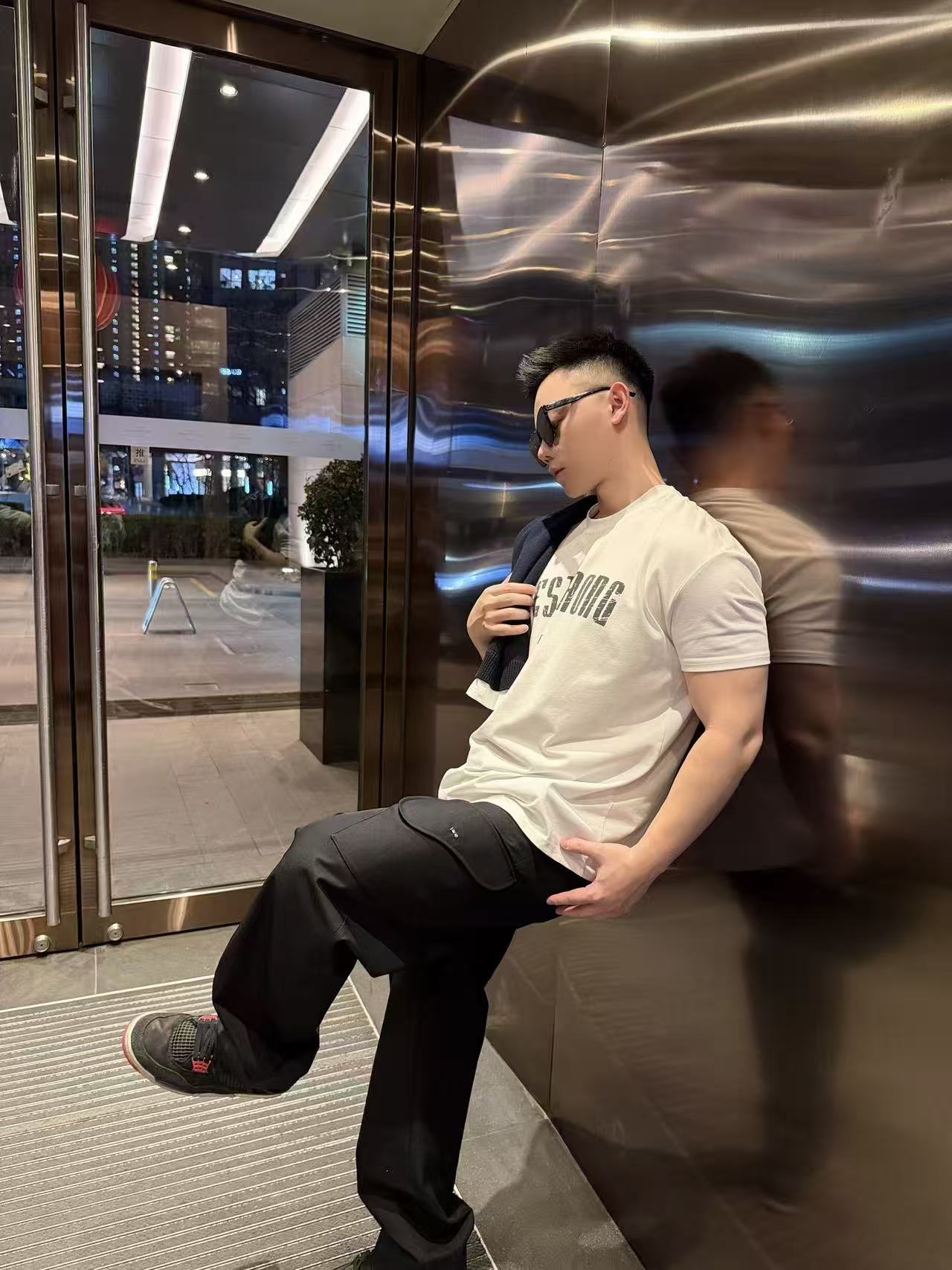 Dior Basic Clothing Cotton Black S-m