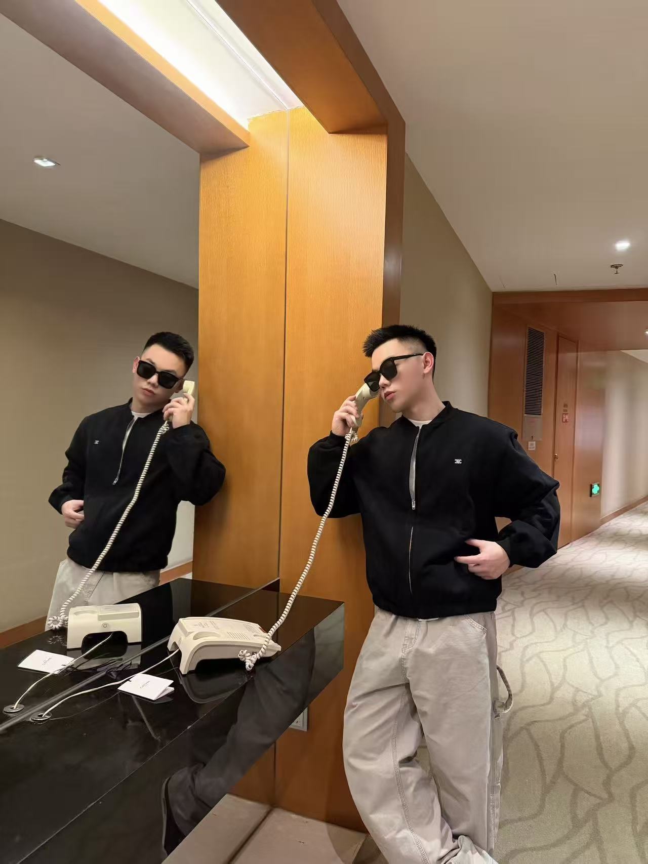 Celine Jacket Cotton Black S-m-l-xl