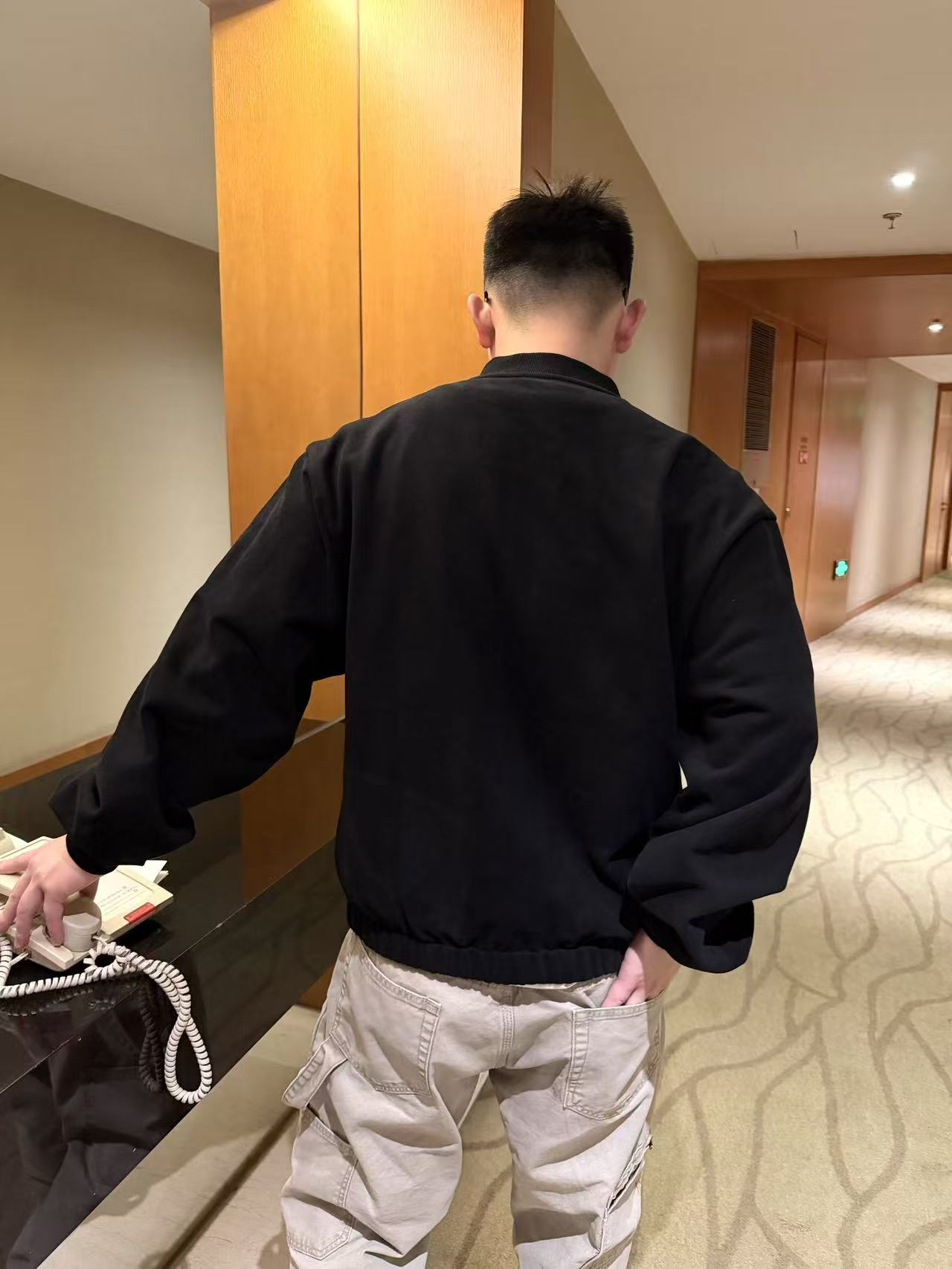 Celine Jacket Cotton Black S-m-l-xl