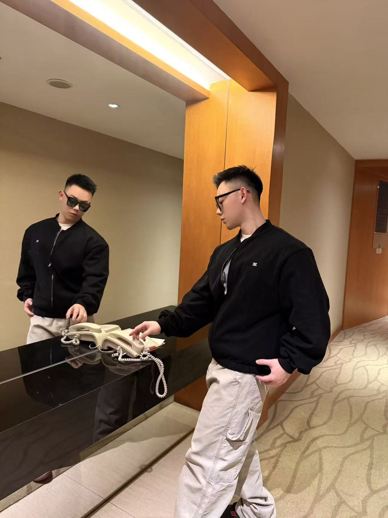 Celine Jacket Cotton Black S-m-l-xl