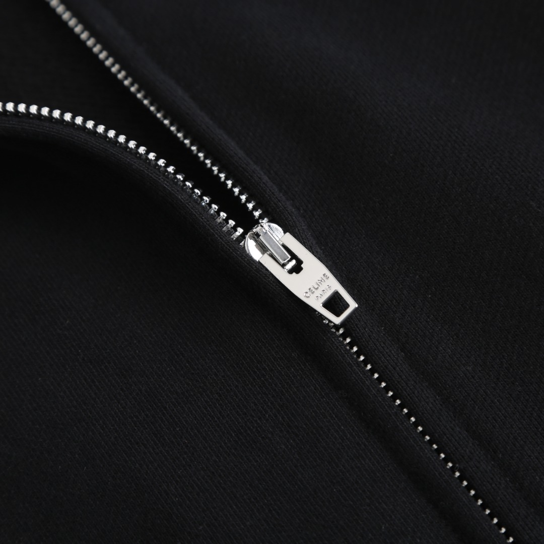 Celine Jacket Cotton Black S-m-l-xl