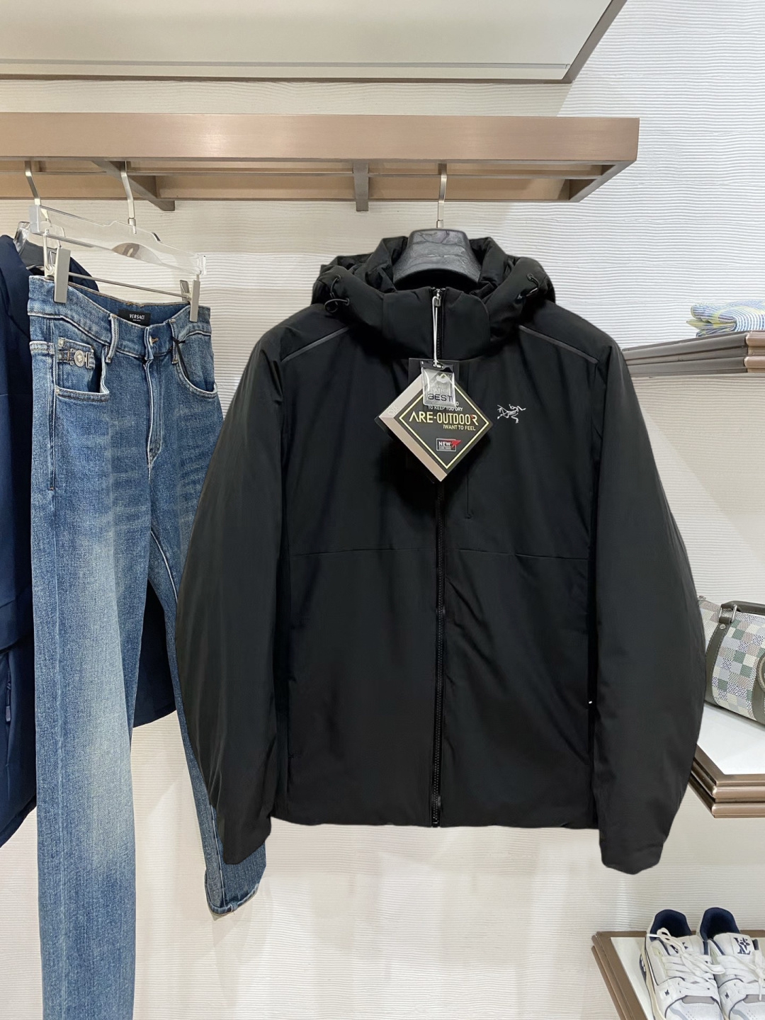 Arcteryx Couple Down Jacket Goose Down L-xl