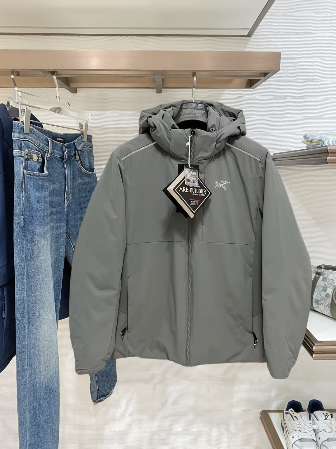 Arcteryx Couple Down Jacket Goose Down L-xl