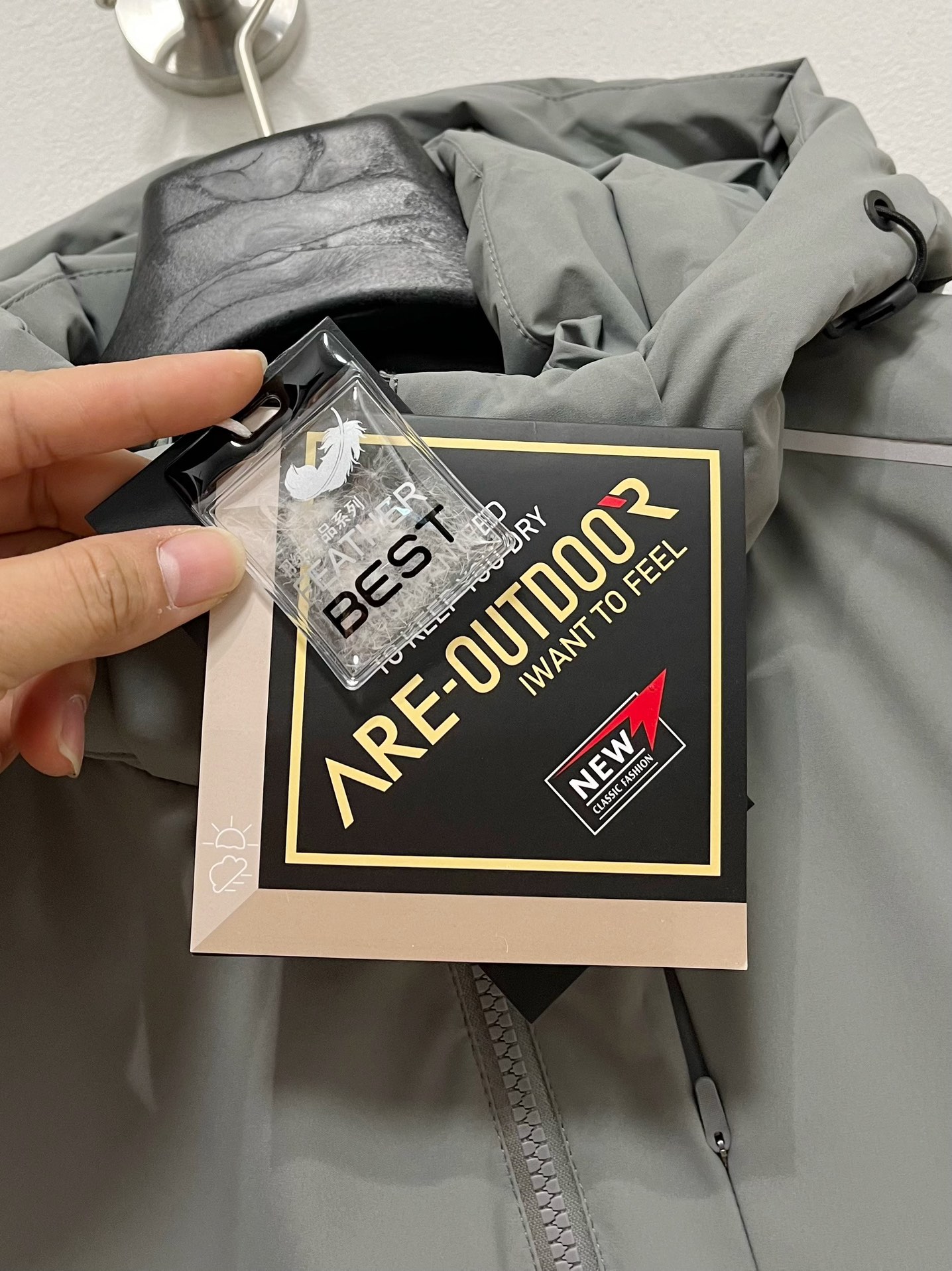 Arcteryx Couple Down Jacket Goose Down L-xl