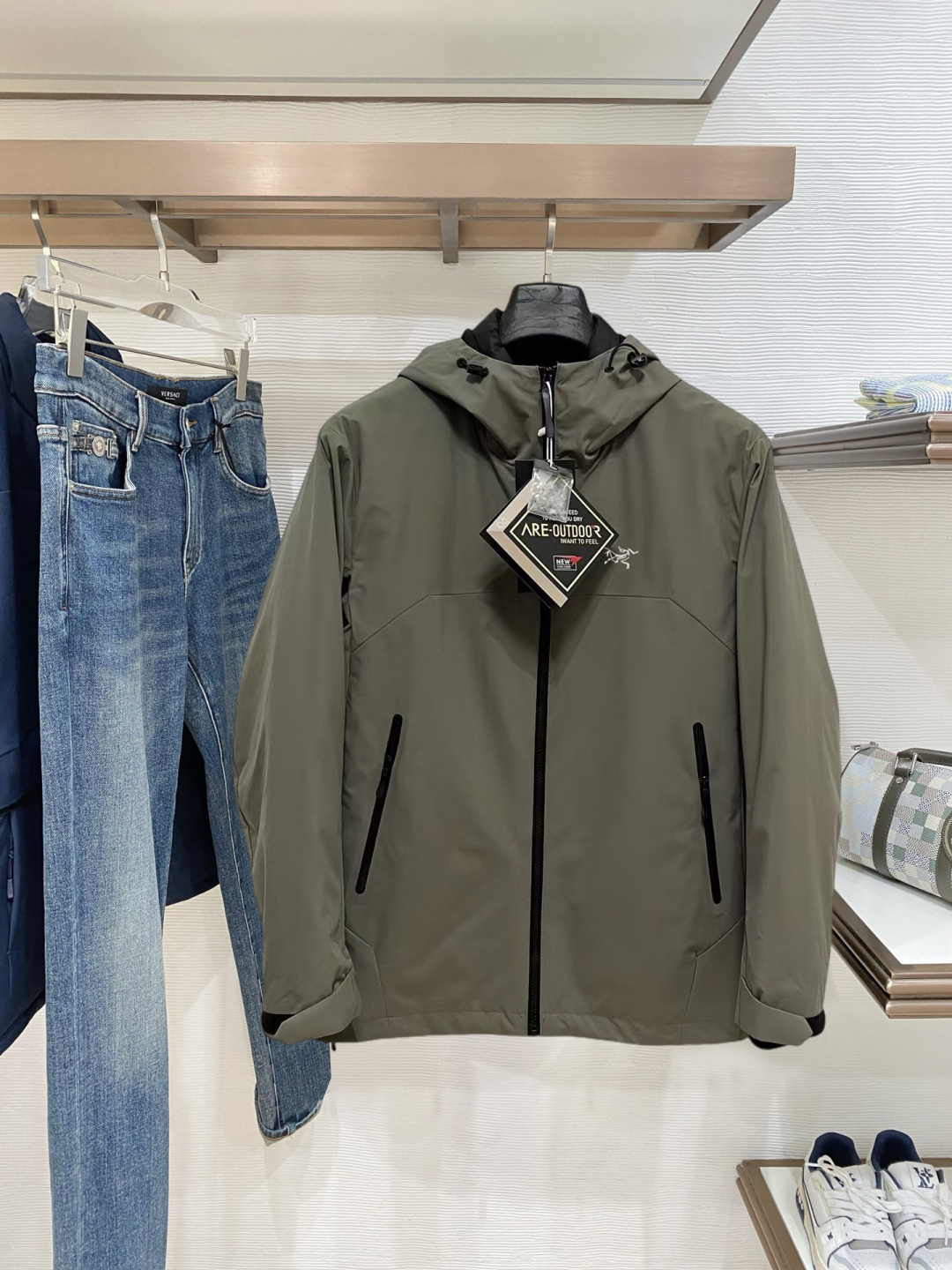 Arcteryx Couple Down Jacket Goose Down L-xl