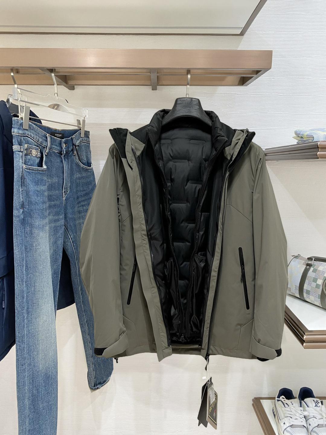 Arcteryx Couple Down Jacket Goose Down L-xl