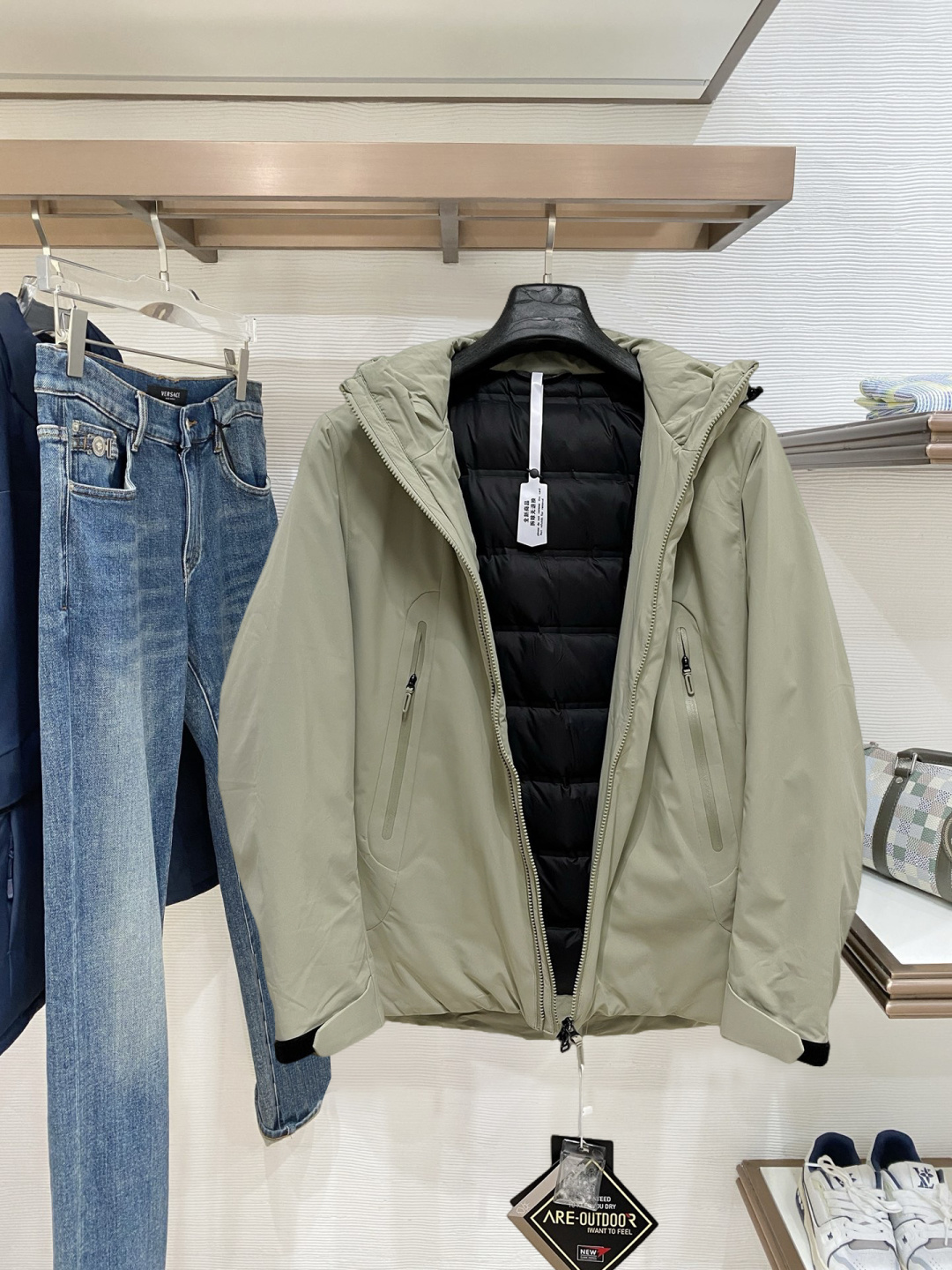 Arcteryx Couple Down Jacket Goose Down L-xl