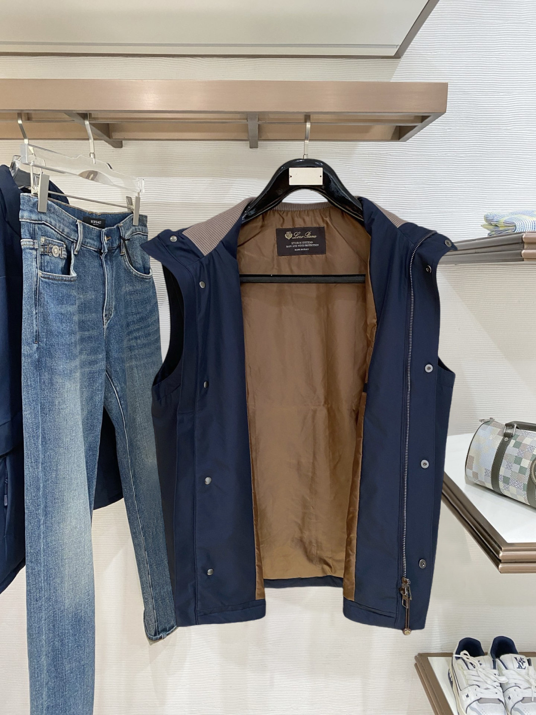 Loro Piana Vest Polyester Hooded S-m-l-xl