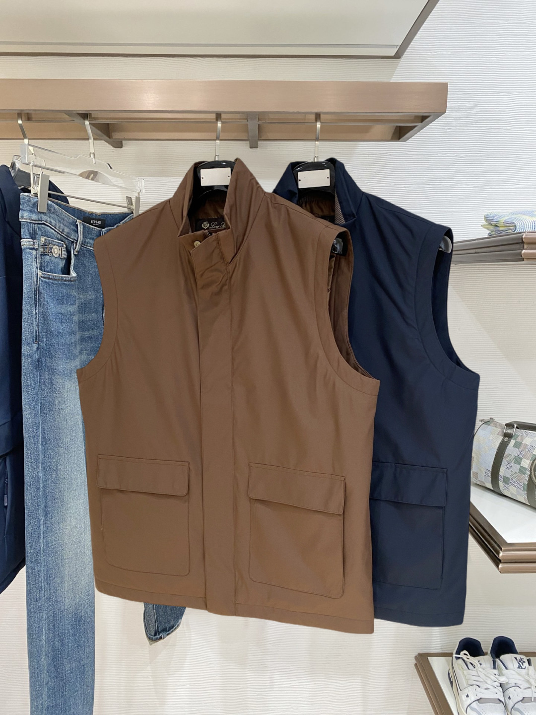 Loro Piana Vest Polyester Hooded S-m-l-xl