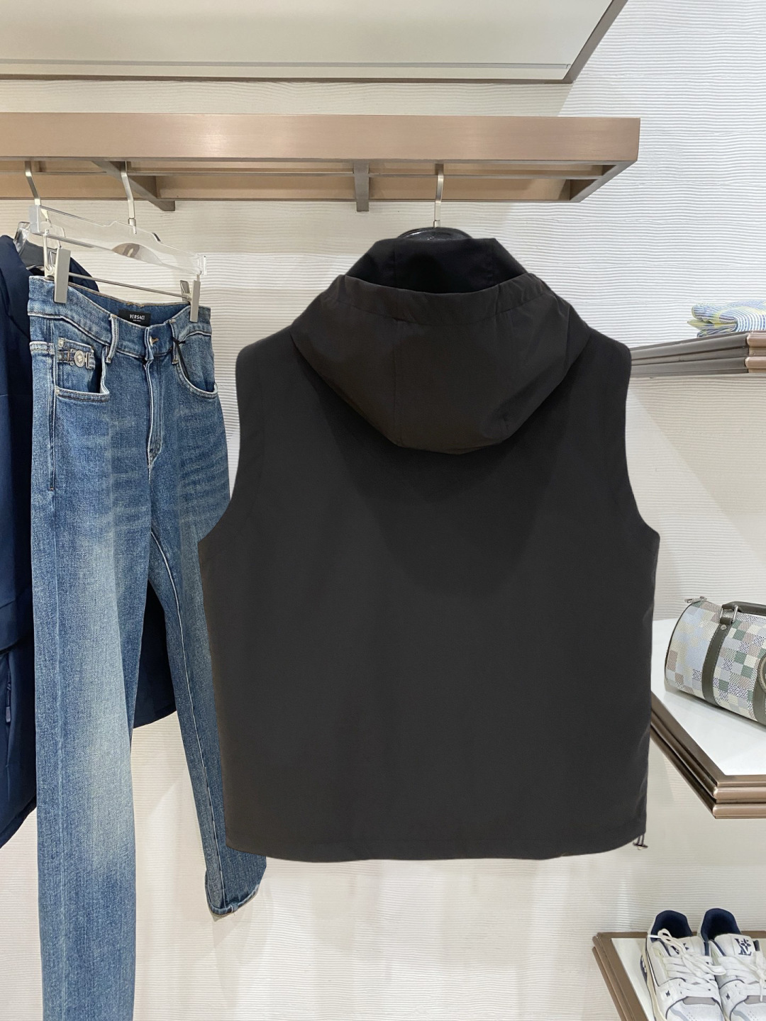 Prada Vest Polyester Hooded S-m-xl