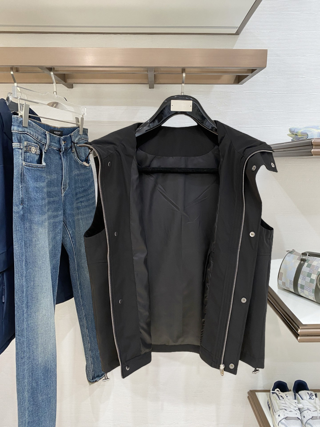 Prada Vest Polyester Hooded S-m-xl