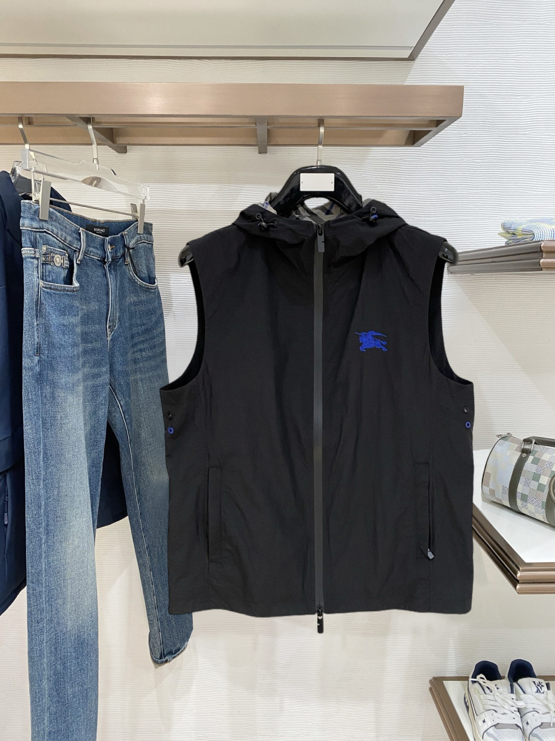 Burberry Vest Polyester Hooded S-m-xl