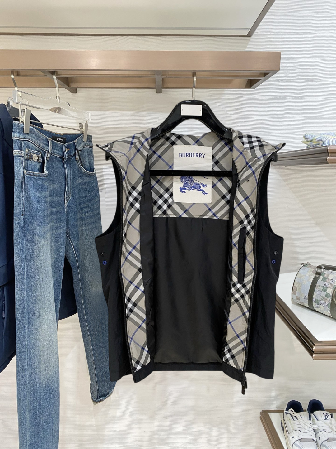 Burberry Vest Polyester Hooded S-m-xl