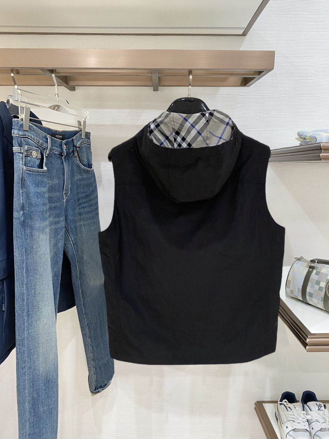 Burberry Vest Polyester Hooded S-m-xl