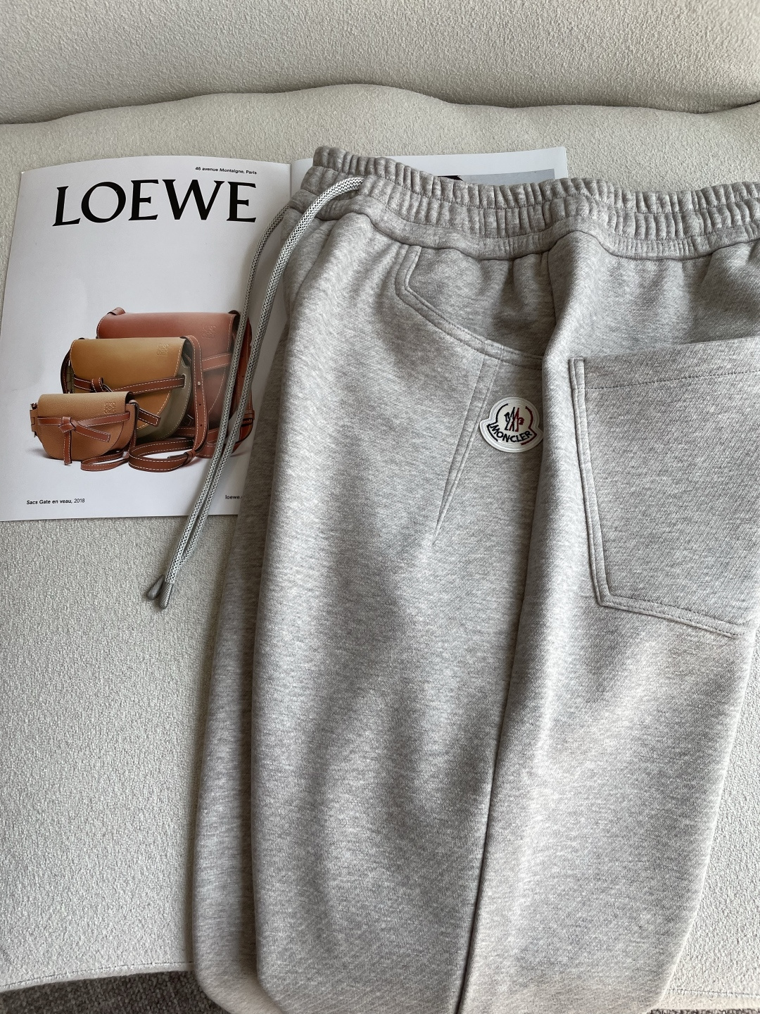 Moncler Male Basic Clothing Cotton Fleece Lined M-l