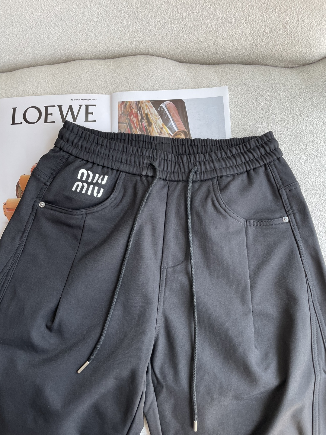 Miu Miu Male Basic Clothing Cotton Fleece Lined M