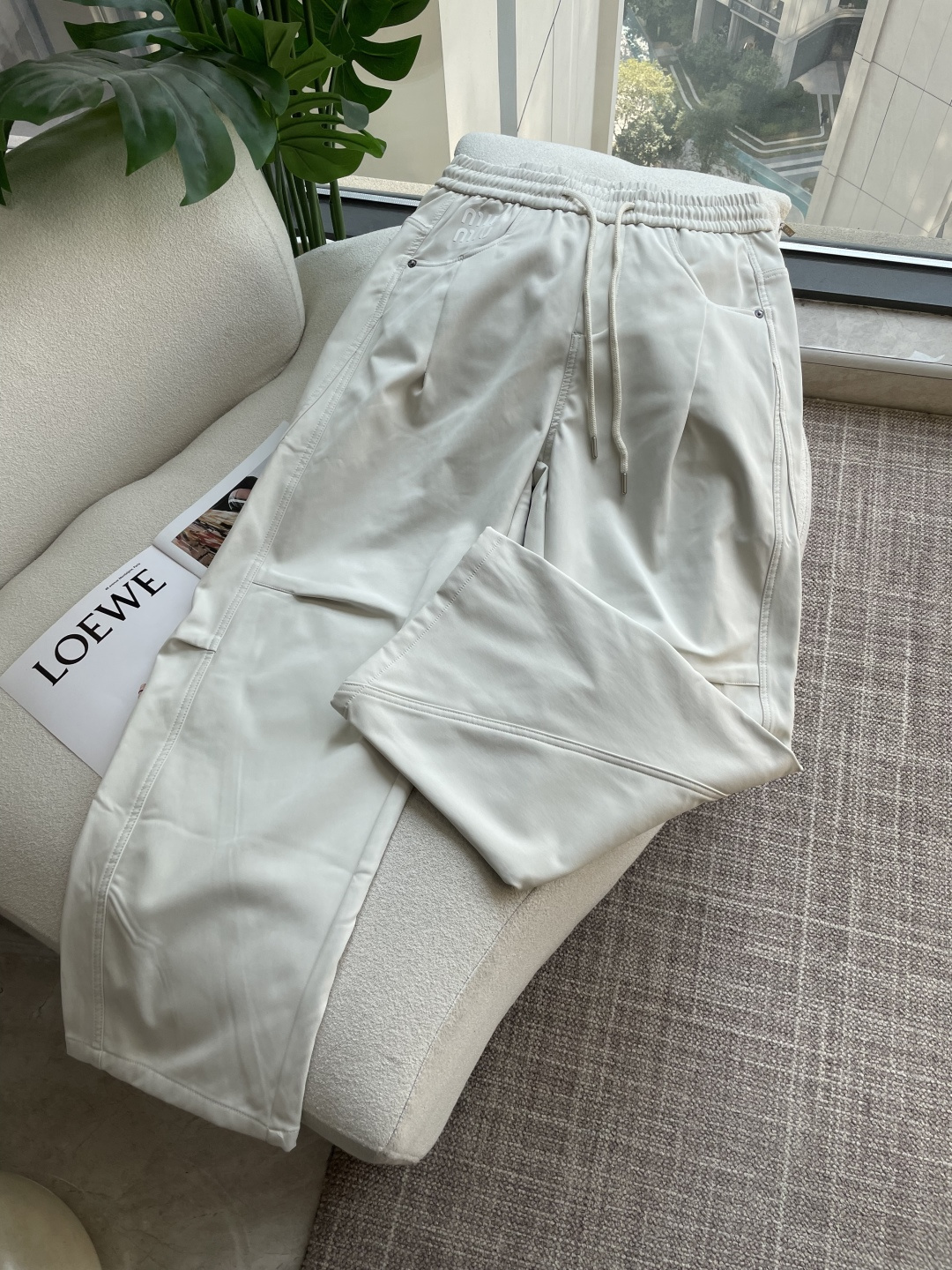 Miu Miu Male Basic Clothing Cotton Fleece Lined M