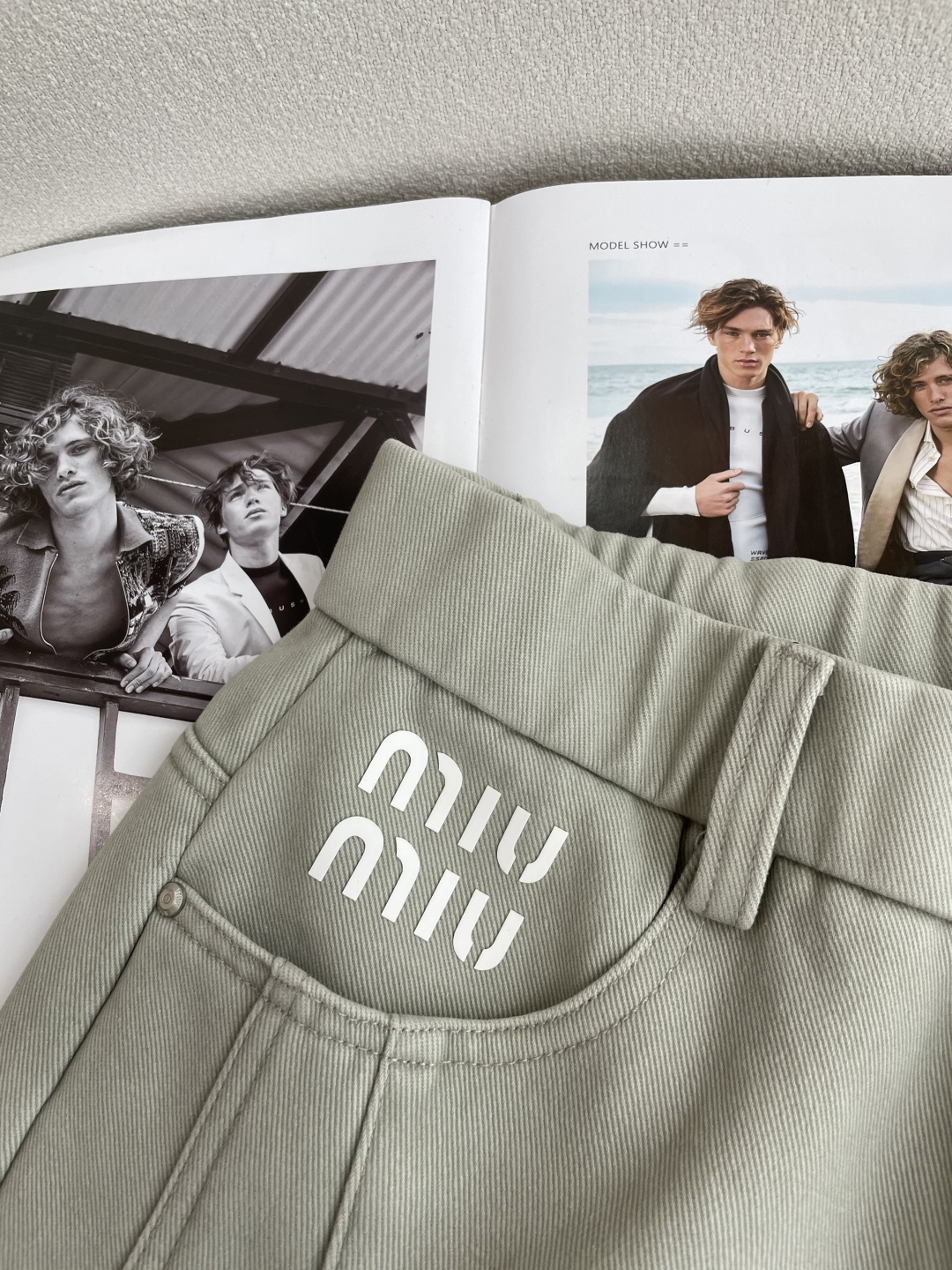 Miu Miu Male Basic Clothing Cotton Fleece Lined M-xxxl