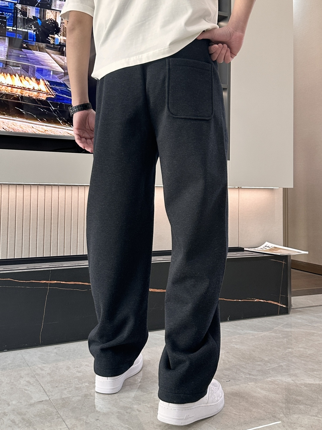 Saint Laurent Male Basic Clothing Cotton Fleece Lined M-xxxl