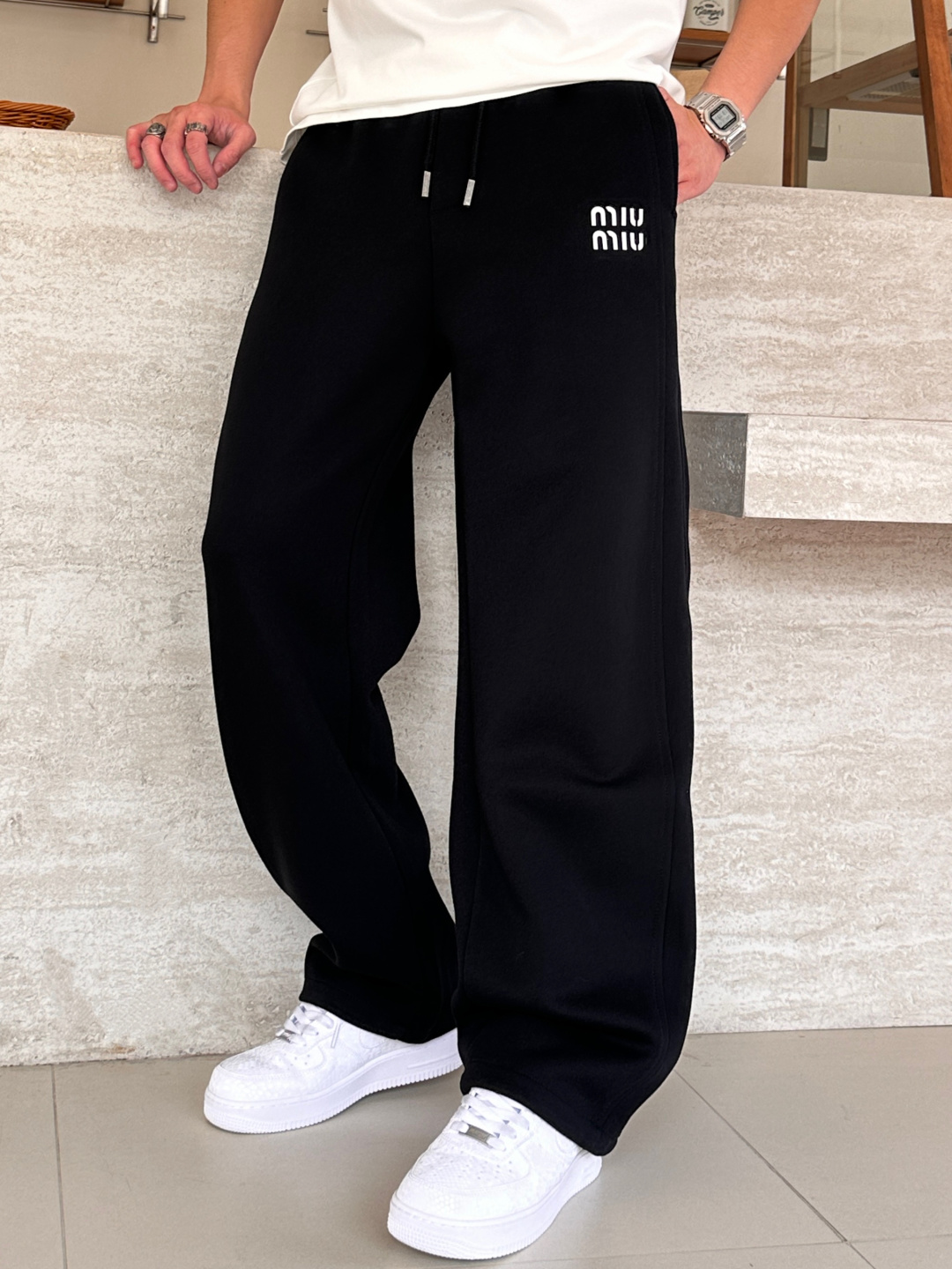 Miu Miu Male Basic Clothing Cotton Fleece Lined M-xxxl