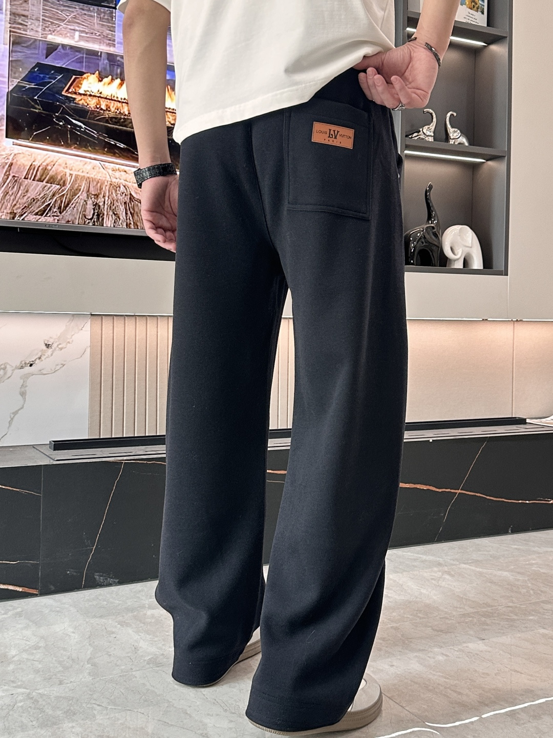 Louis Vuitton Male Sports Pants Cotton M-l-xxxl