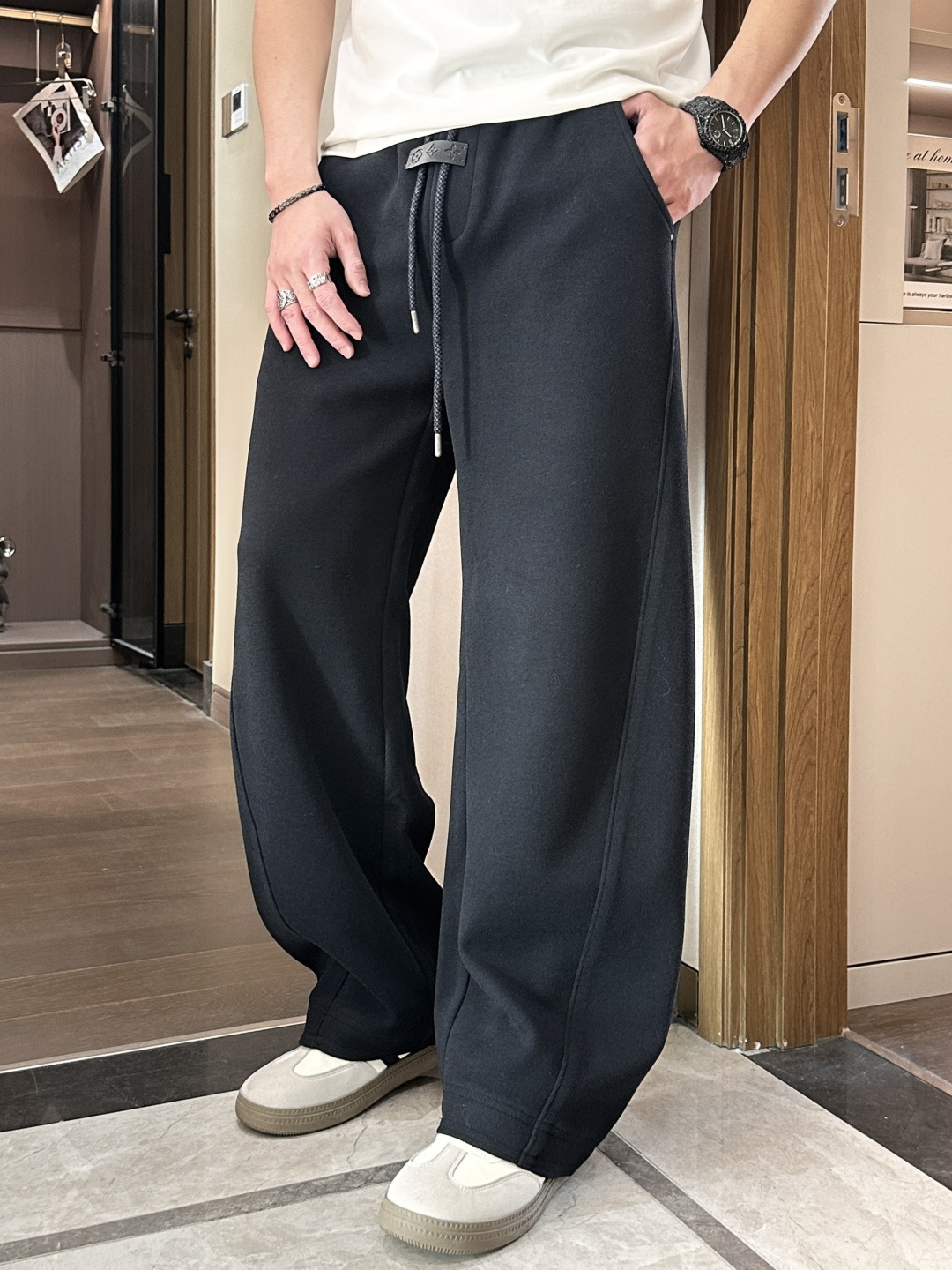 Louis Vuitton Male Sports Pants Cotton M-l-xxxl