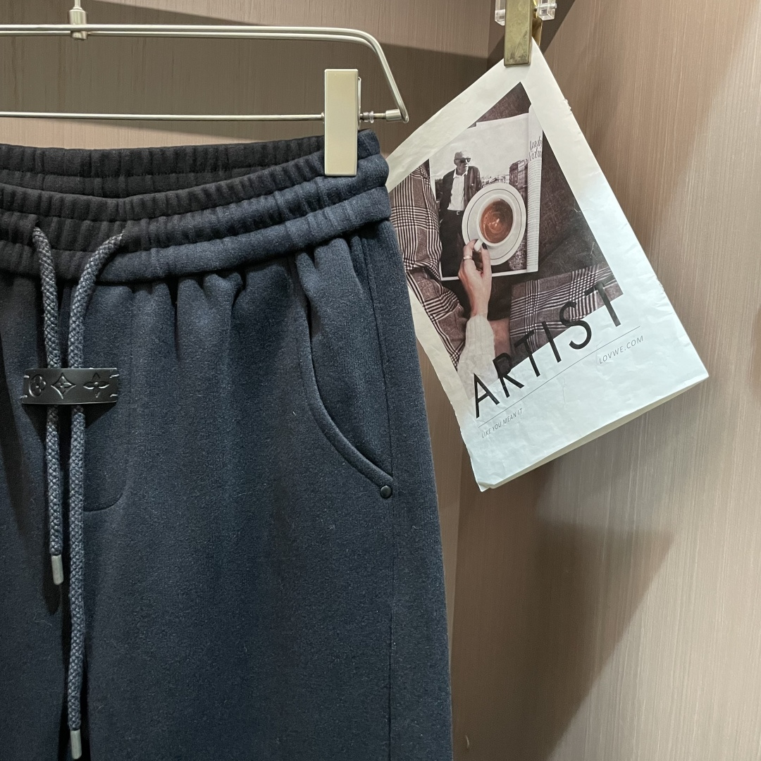 Louis Vuitton Male Sports Pants Cotton M-l-xxxl