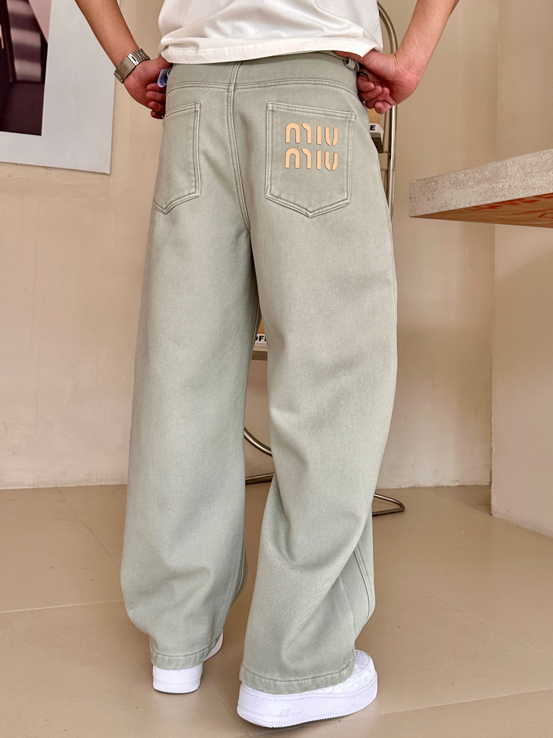 Miu Miu Male Basic Clothing Cotton Fleece Lined M