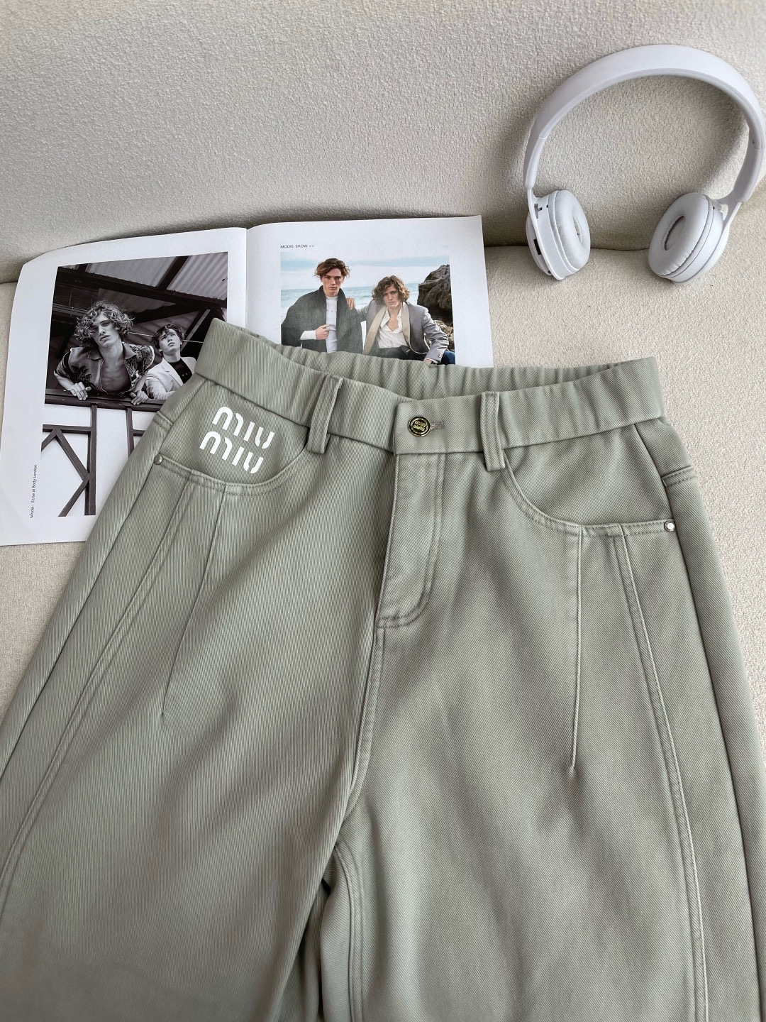 Miu Miu Male Basic Clothing Cotton Fleece Lined M