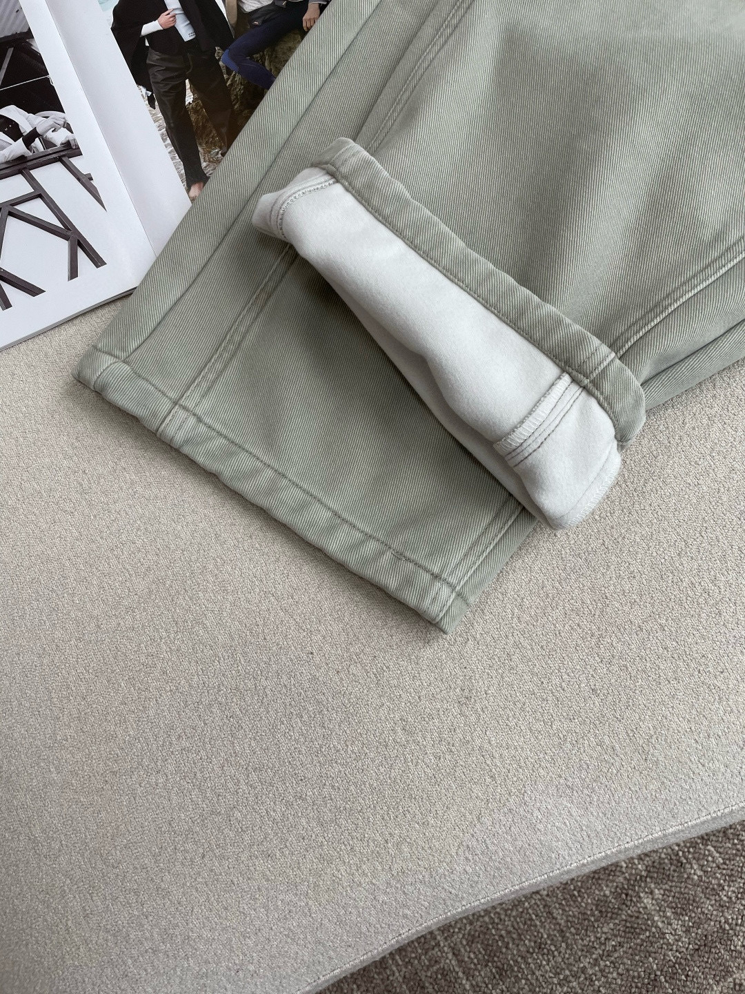 Miu Miu Male Basic Clothing Cotton Fleece Lined M